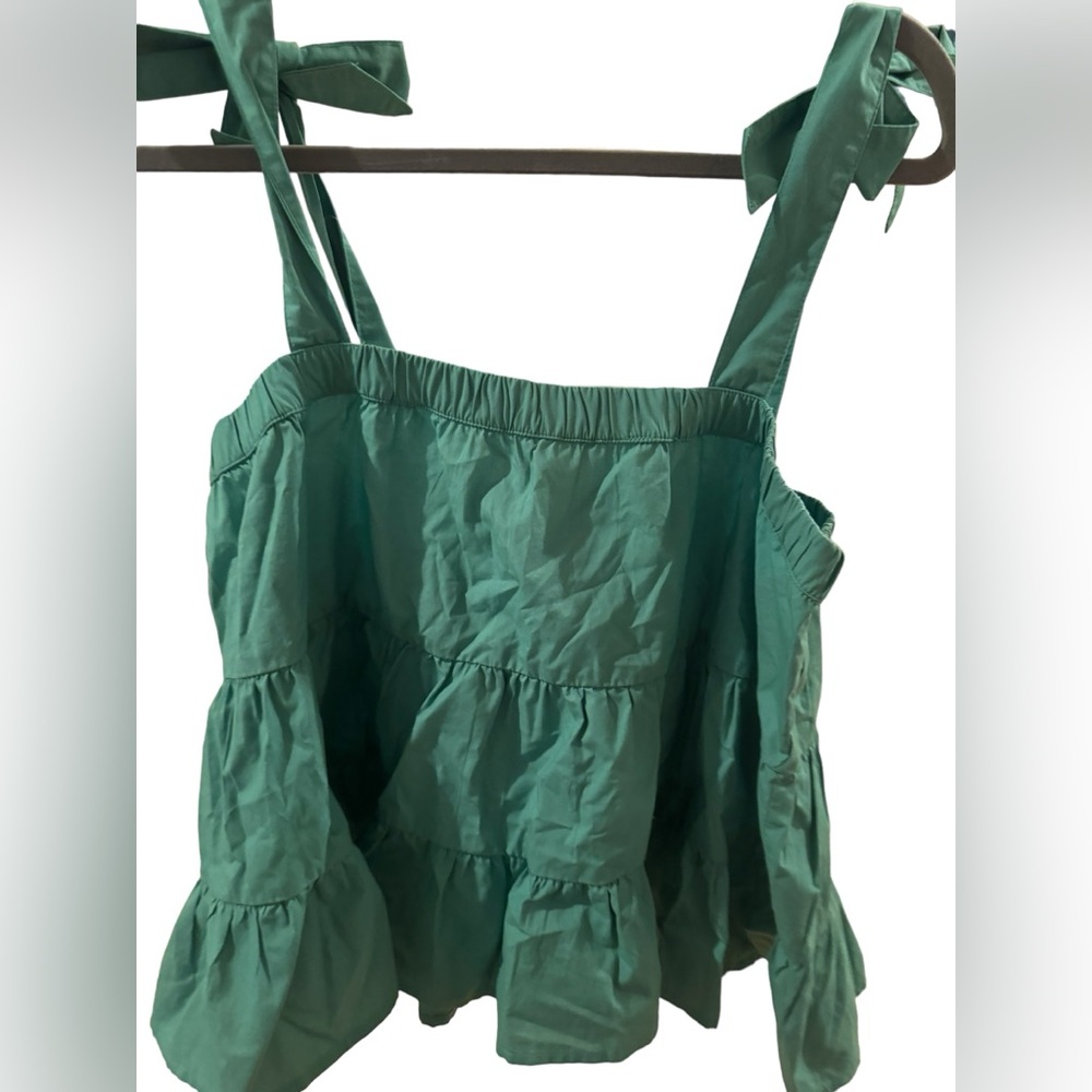 American eagle tank top size M green